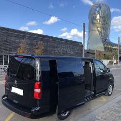 chauffeur privé VTC sur bordeaux en Van